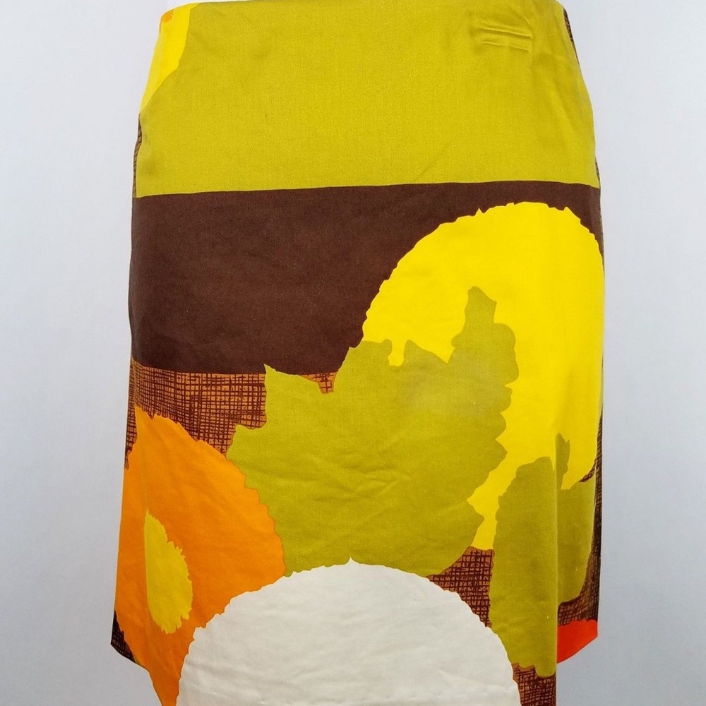 Trina Turk Size 10 Skirt Mini Floral Cotton